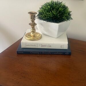 Elegant Gold Candle Holder - Baldwin Brass